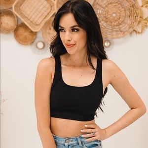 NEW // Levi Double Layer Seamless Brami - Black